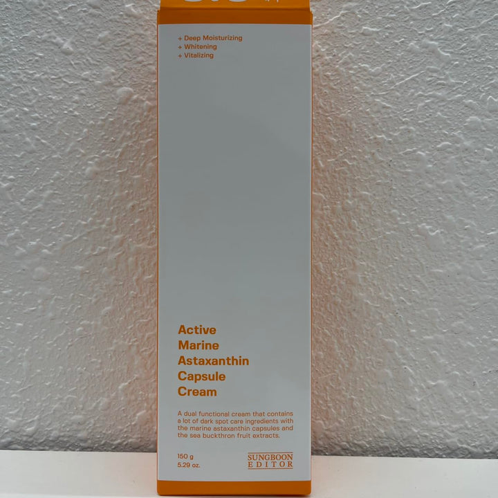 SUNGBOON EDITOR Active Marine Astaxanthin Capsule Cream, 1.69 oz