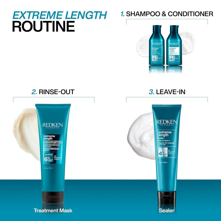 Redken Extreme Length Shampoo And Conditioner, 33.8 fl oz