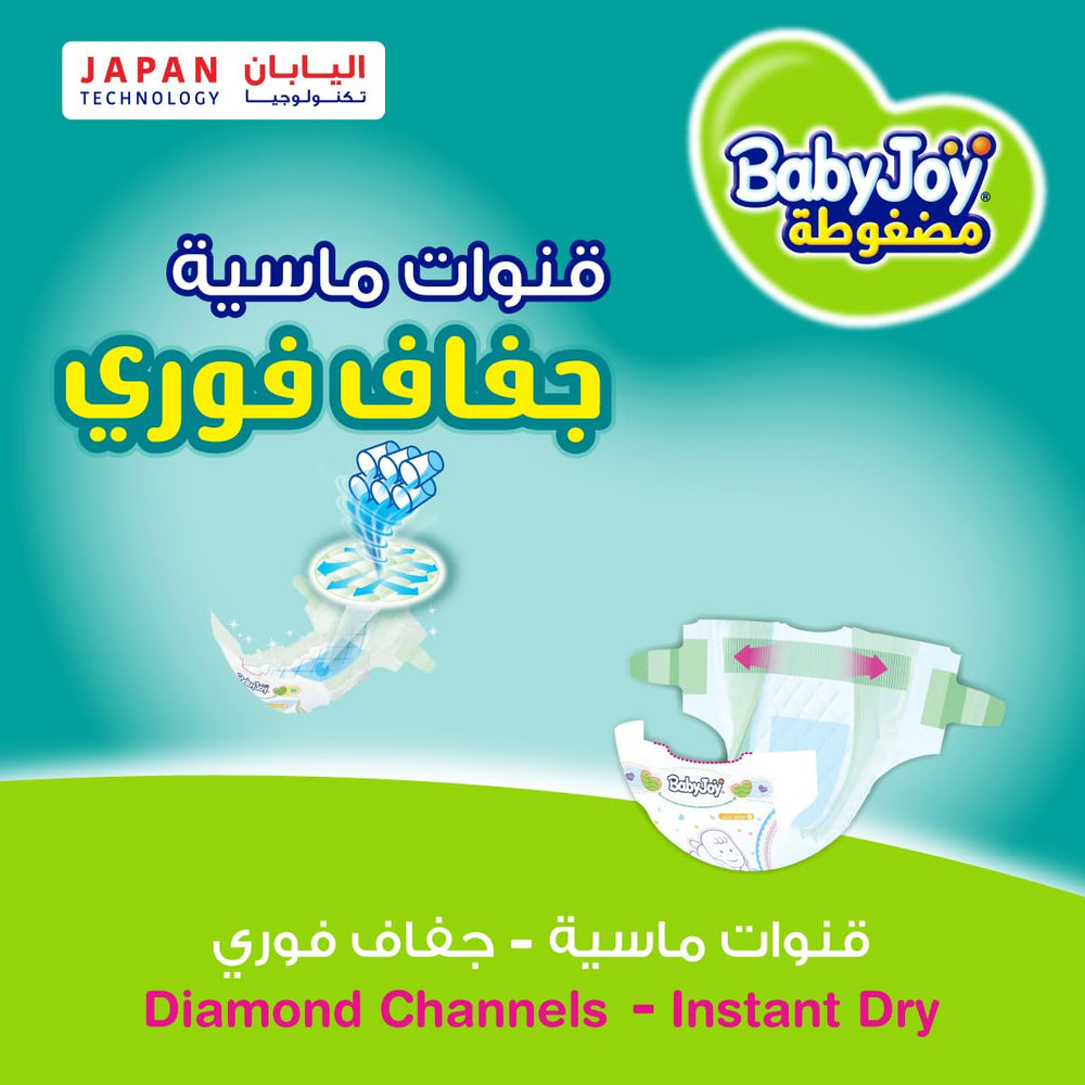 BabyJoy Compressed Diaper, New Born Size 1, 68 Count
