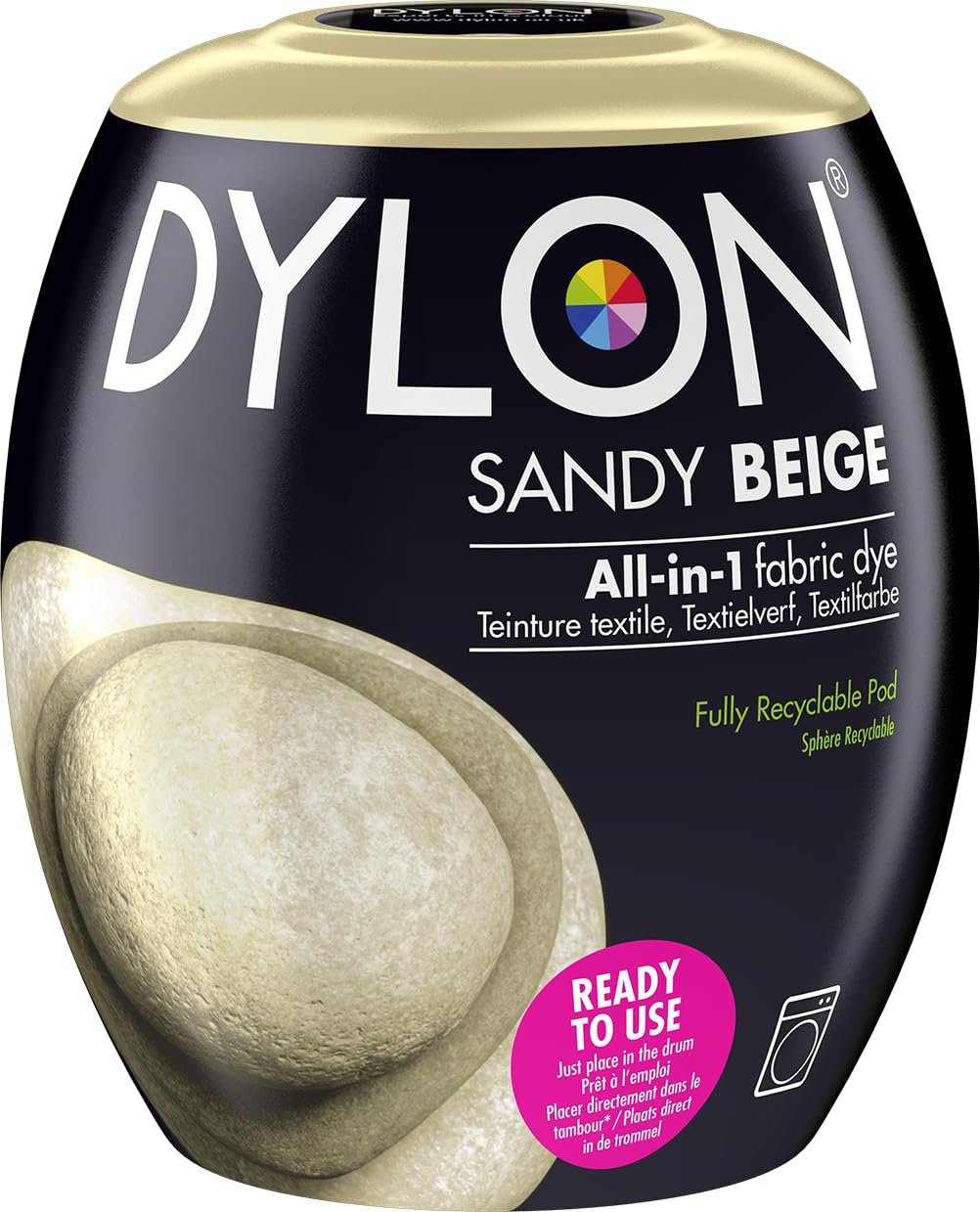 Dylon Machine Fabric Dye Pod, Sandy Beige, 350 g