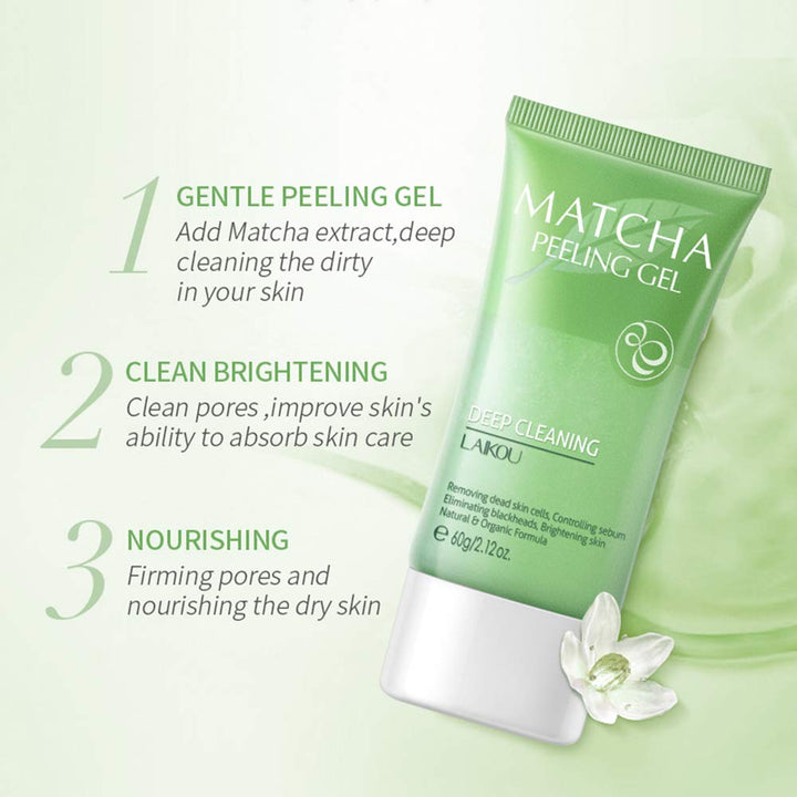 MIESCHER Matcha Facial Scrub Exfoliator Gel