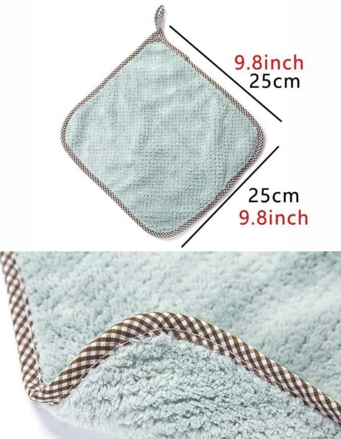 Generic Absorbent Non-Stick Dishwashing Cloth, Random Color, 5 Count