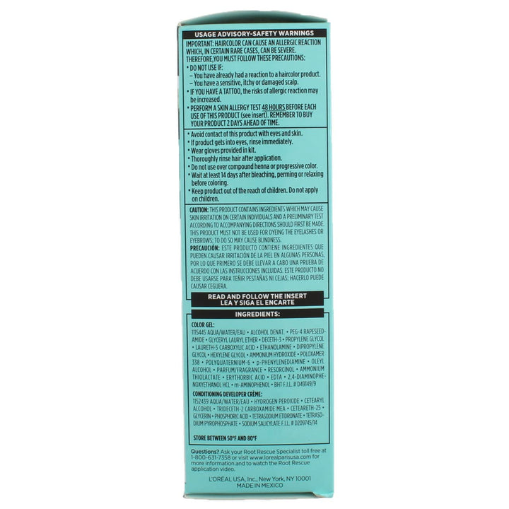 L'Oréal Paris Root Rescue, 4 Dark Brown, 1 Count