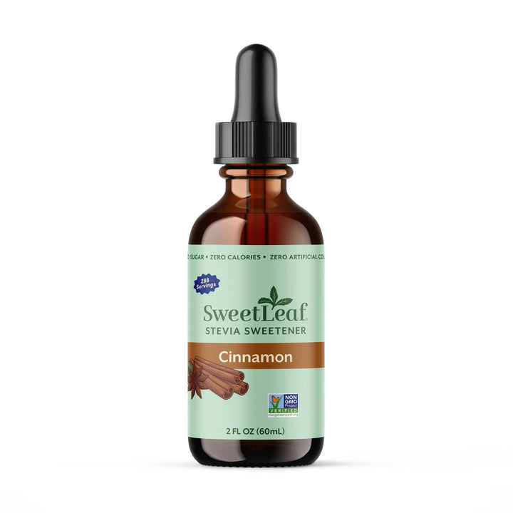 SweetLeaf Stevia Drops Liquid Sweetener, Cinnamon, 2 fl oz