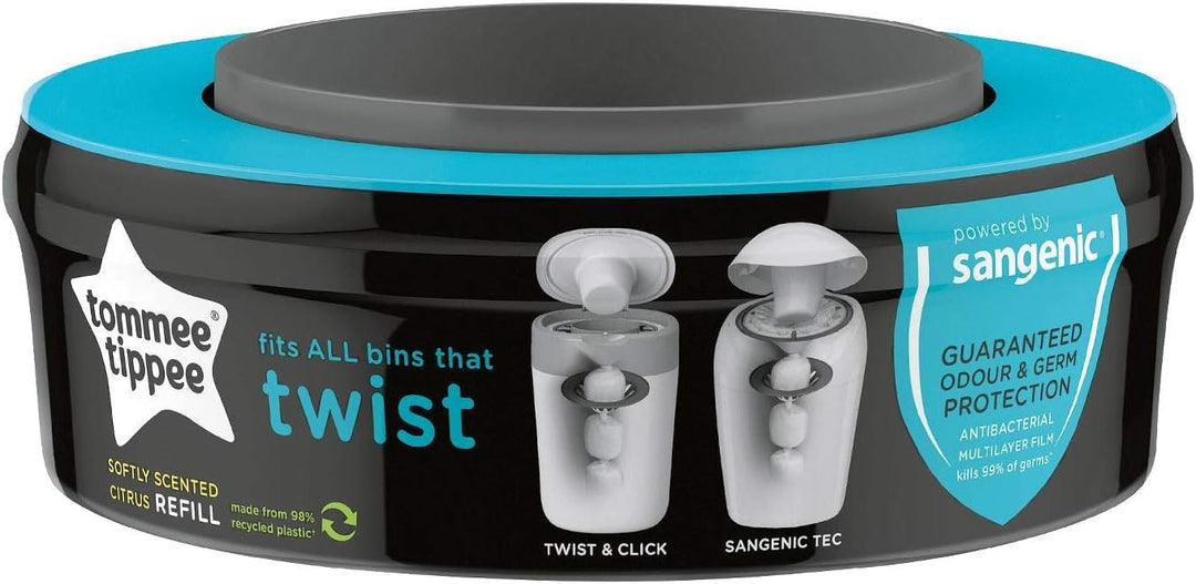 Tommee Tippee Sangenic Nappy Disposal Refill Cassette, Pack of 1