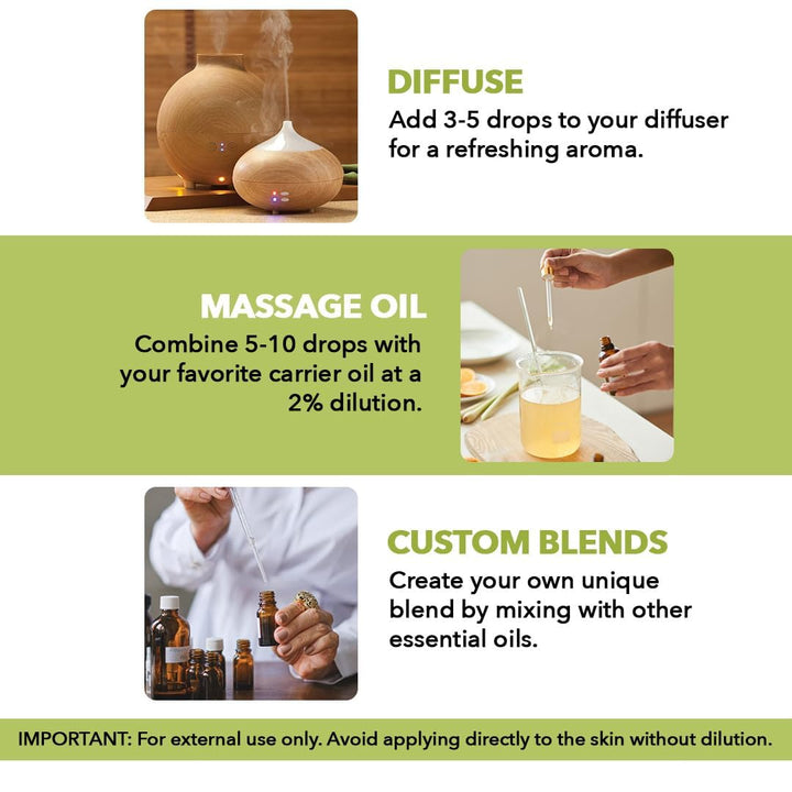 Majestic Pure Lemongrass Essential Oil, 4 fl oz