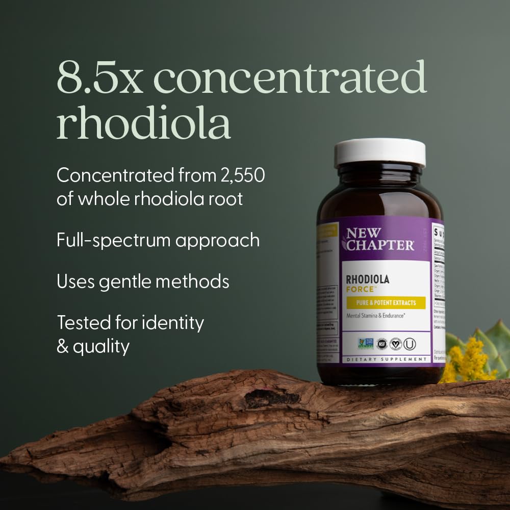 New Chapter Rhodiola Force, 300 mg, 30 Count