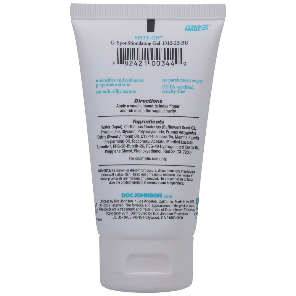 Spot On G-Spot Stimulation Gel, 2 oz