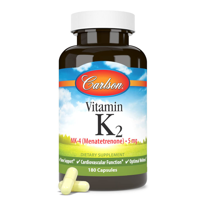 Carlson Vitamin K-2, 5 mg, 180 Count