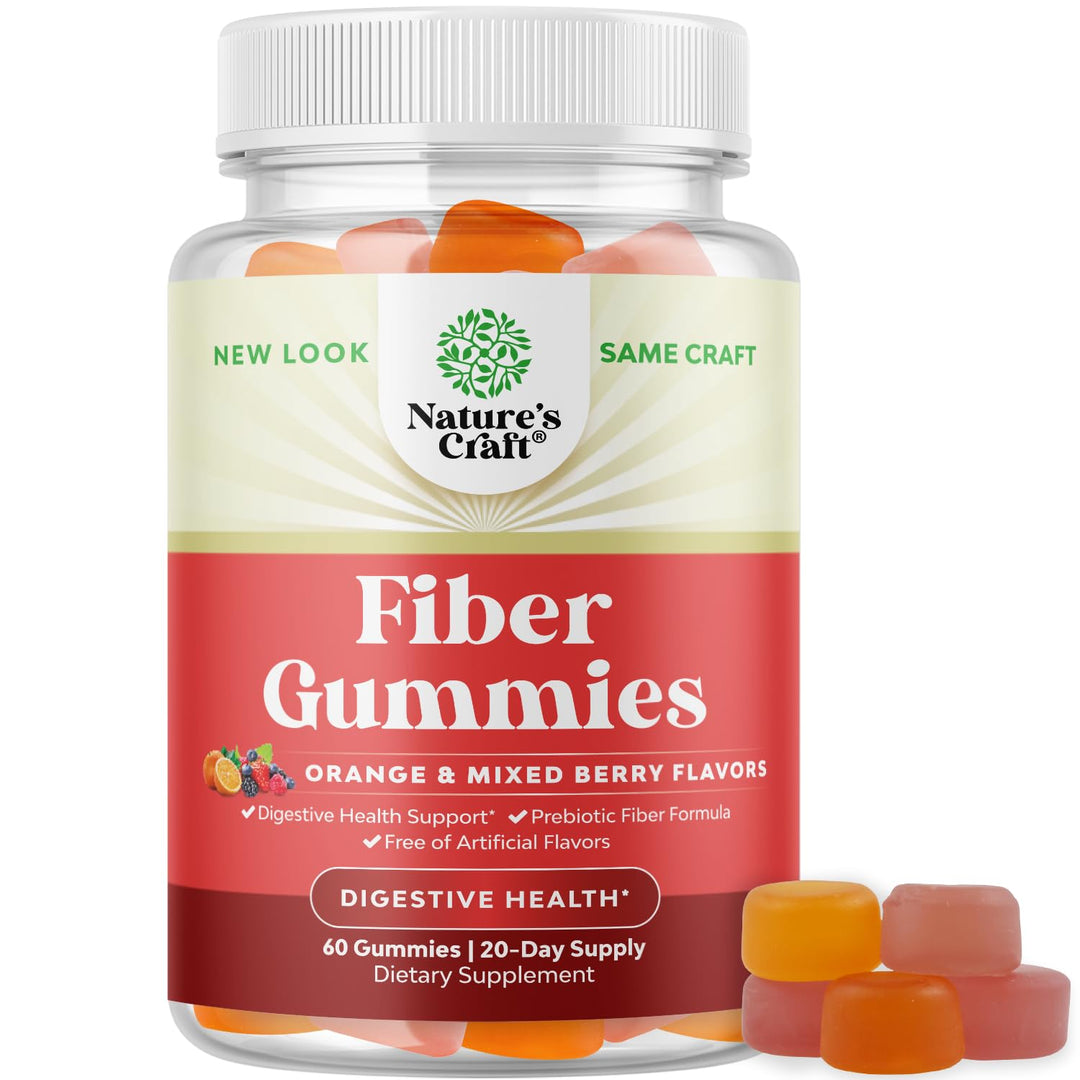 Tasty Prebiotic Fiber Gummies, Adults
