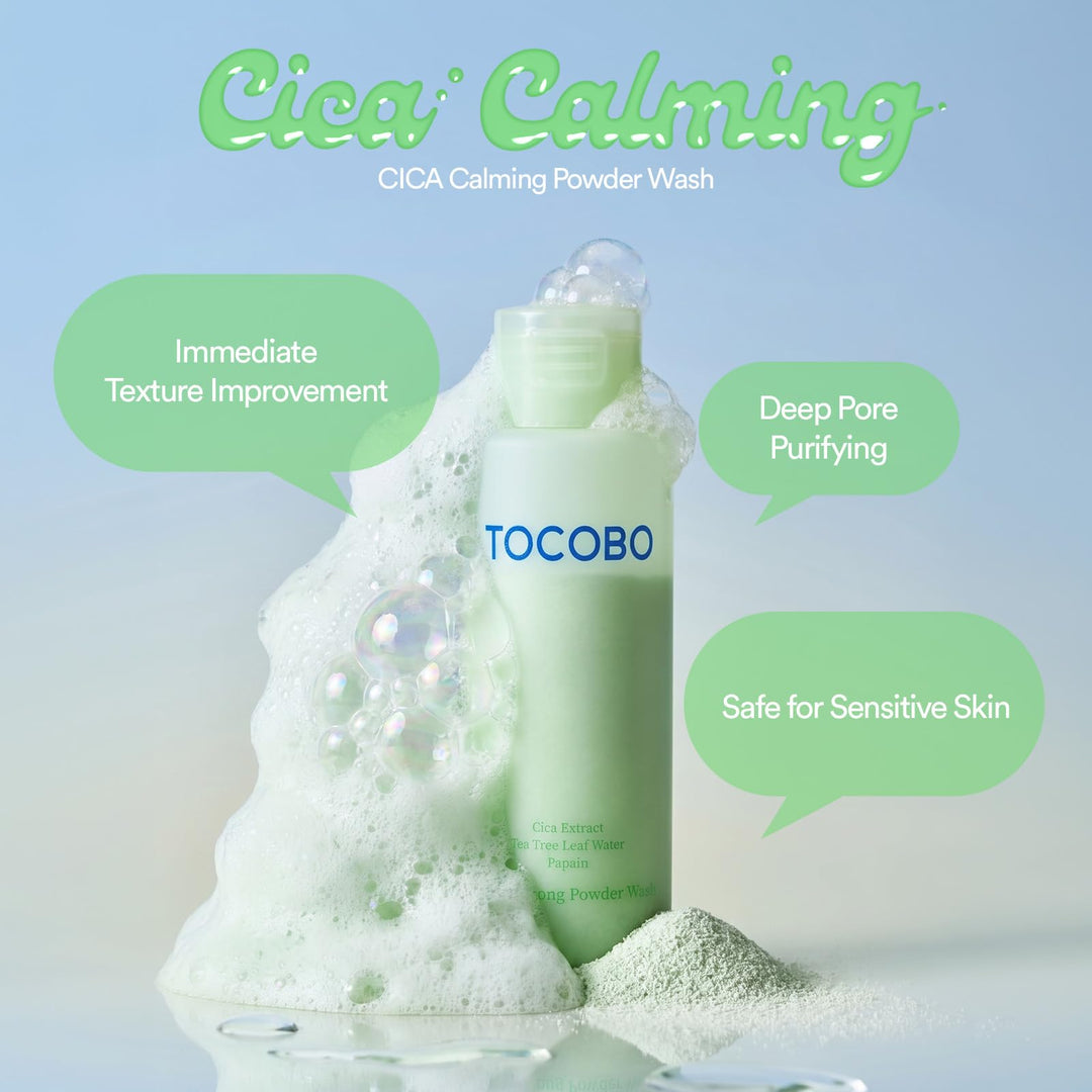 TOCOBO Calming Cica Powder Wash, 50 g