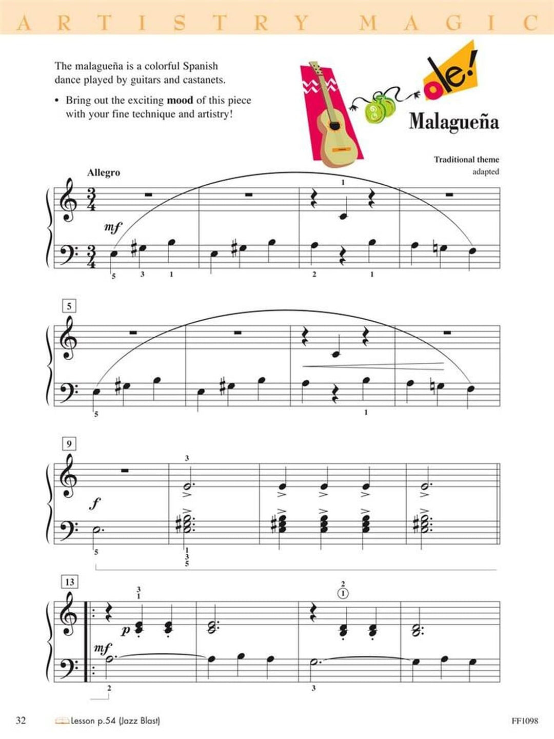Faber Piano Adventures Level 2A Technique & Artistry Book, 2nd Edition