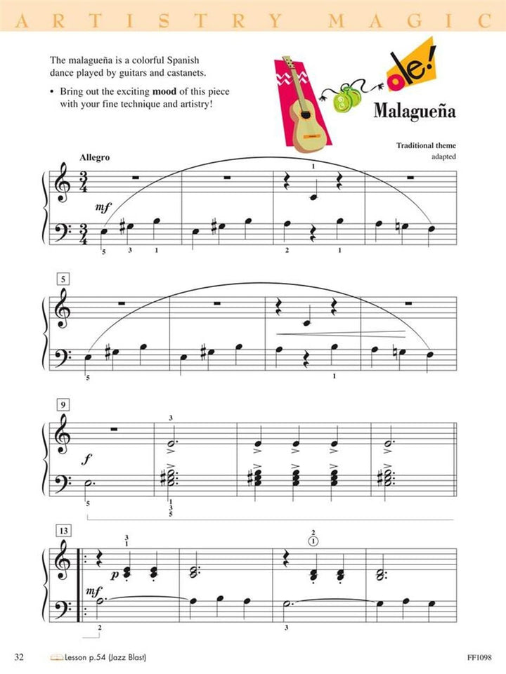 Faber Piano Adventures Level 2A Technique & Artistry Book, 2nd Edition