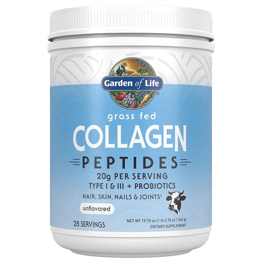 Garden of Life Collagen Powder, Unflavored, 28 Servings