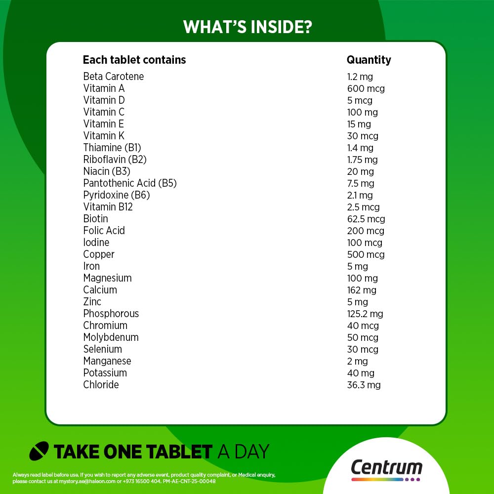 Centrum Adult Multivitamin, 100 Count