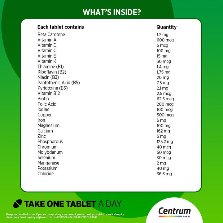 Centrum Adult Multivitamin, 100 Count