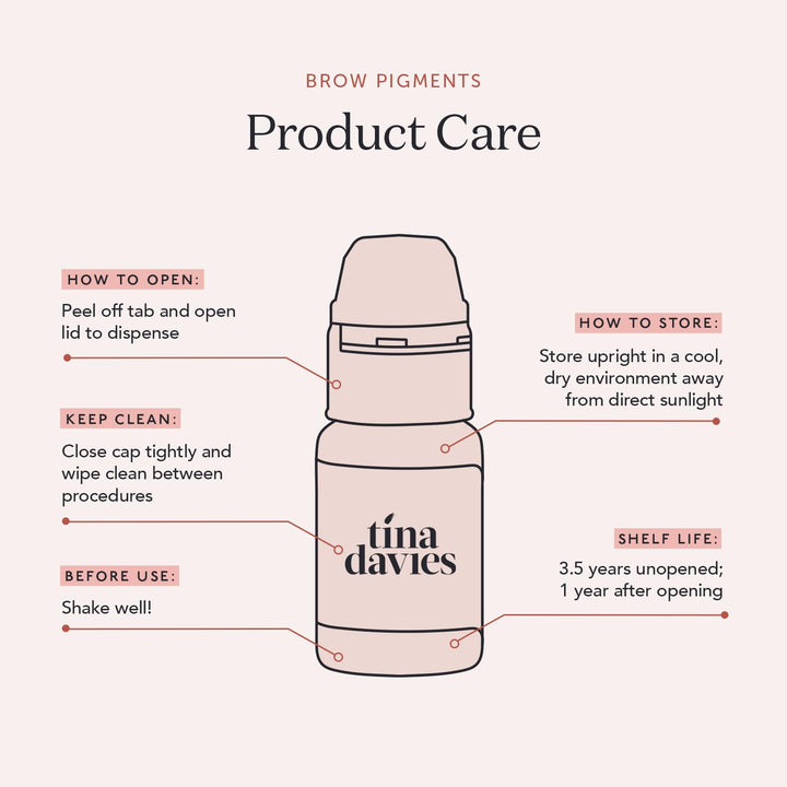 Tina Davies Brow Pigment, Grey, 1/2 oz