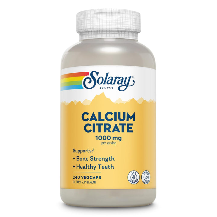 SOLARAY Calcium Citrate, 1000 mg, 275 Count
