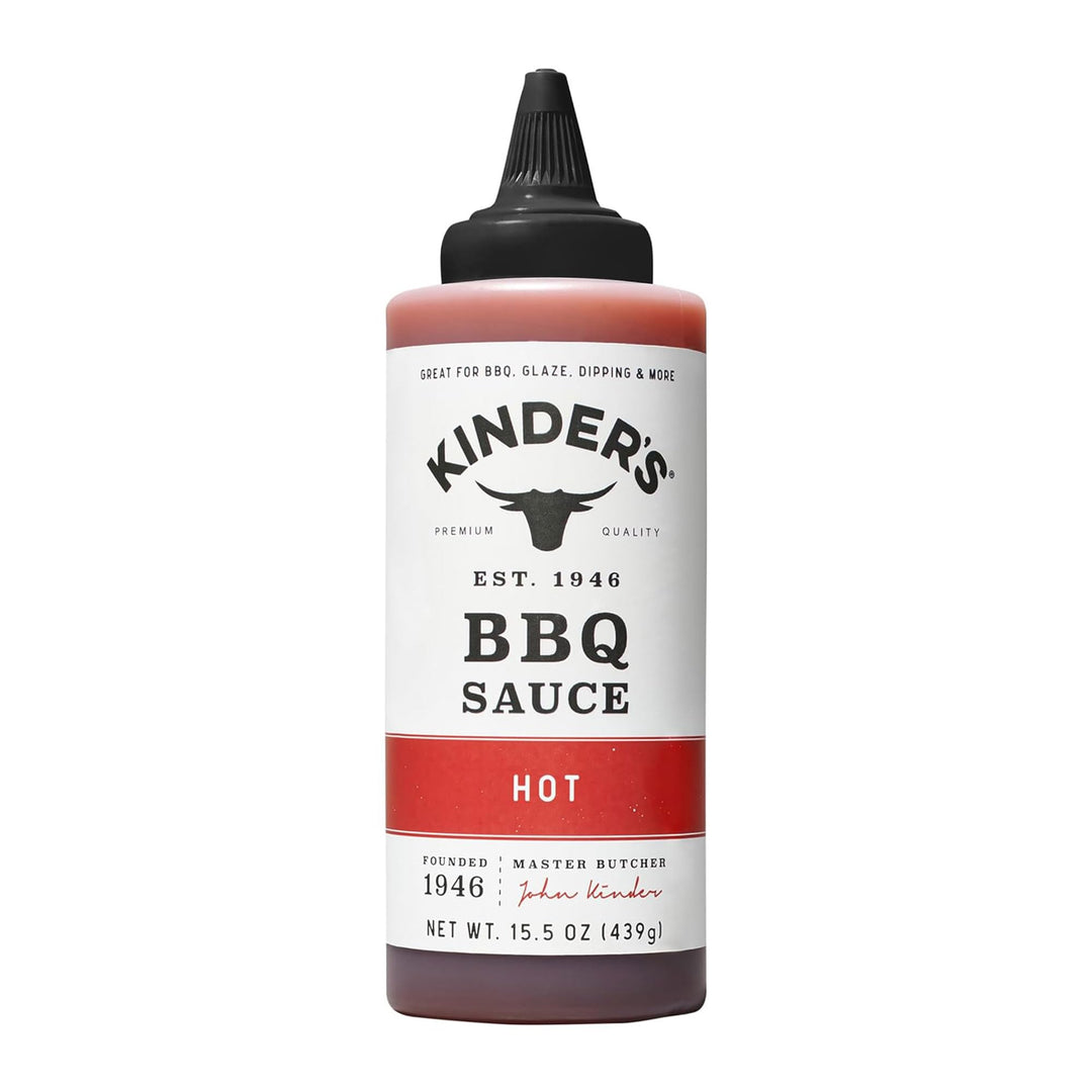 KINDER'S Hot Barbecue Sauce, 15.5 oz