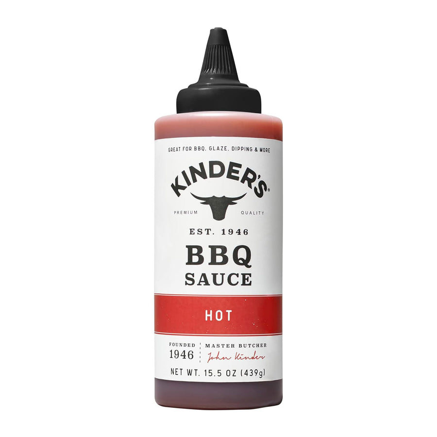 KINDER'S Hot Barbecue Sauce, 15.5 oz