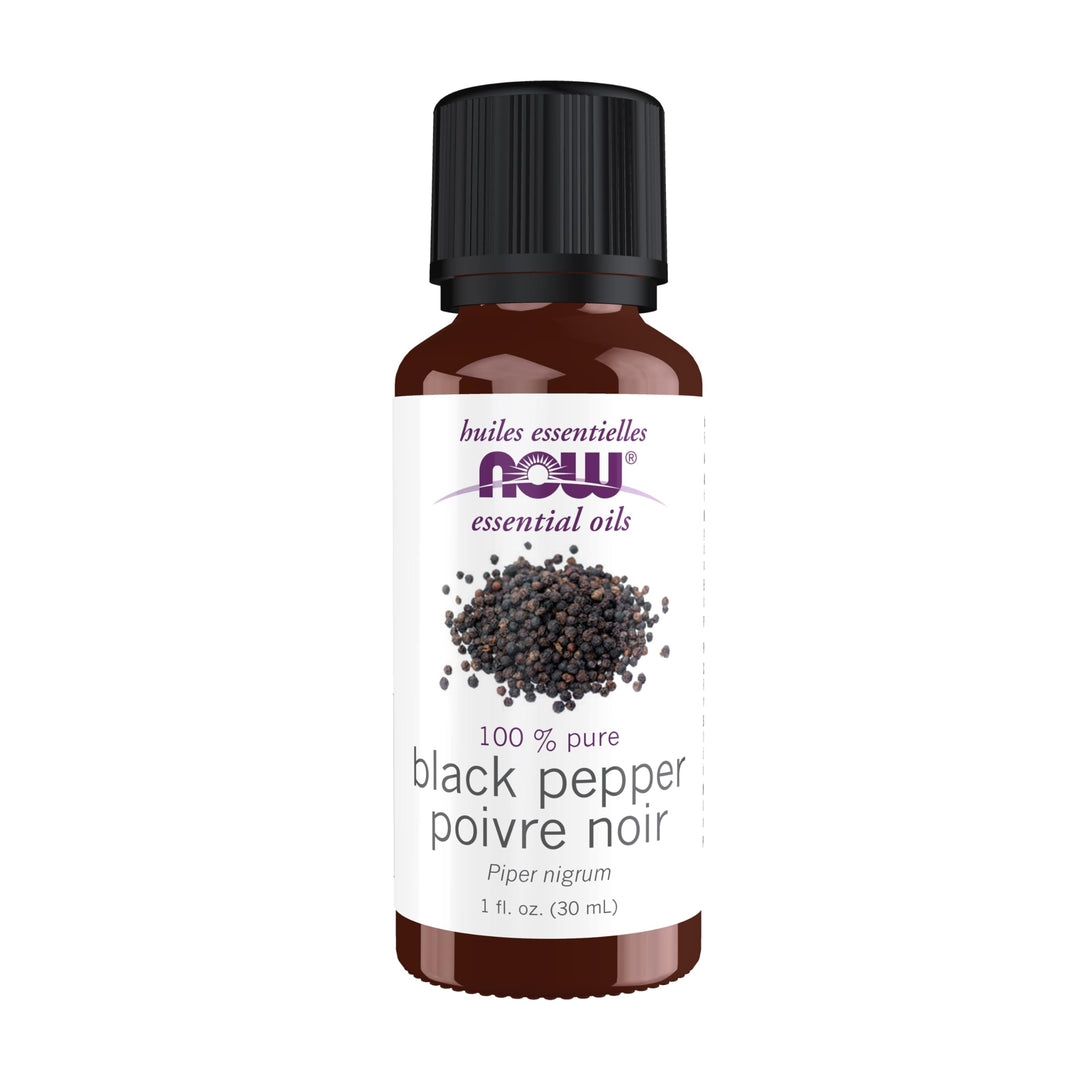 NOW Black Pepper Essential Oil, 1 fl oz