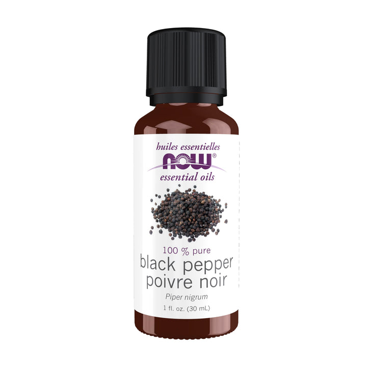 NOW Black Pepper Essential Oil, 1 fl oz