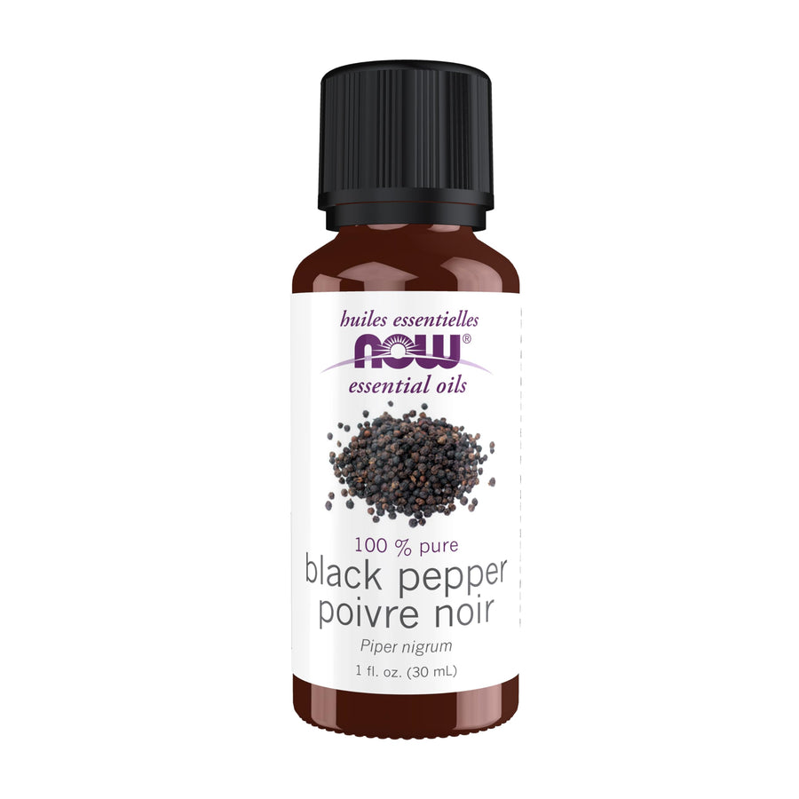 NOW Black Pepper Essential Oil, 1 fl oz