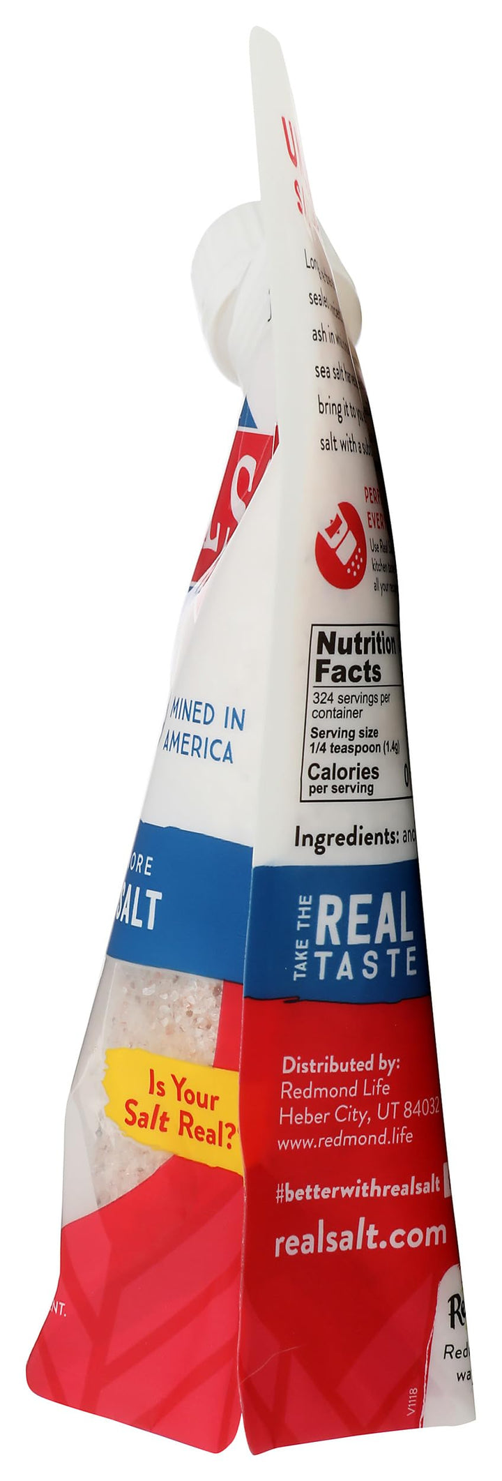 Redmond Real Salt Sea Salt, Unrefined Kosher, 16 oz