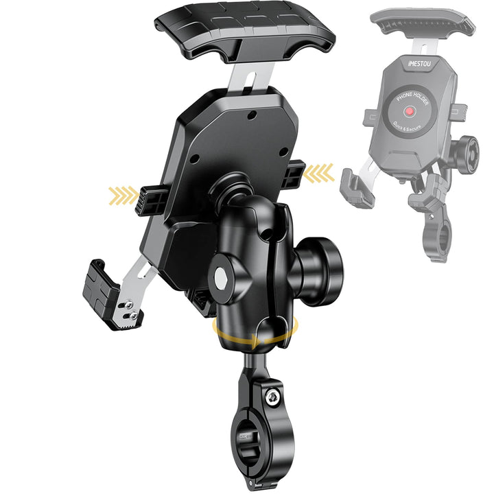 iMESTOU Motorcycle Phone Holder, Handlebar Mount