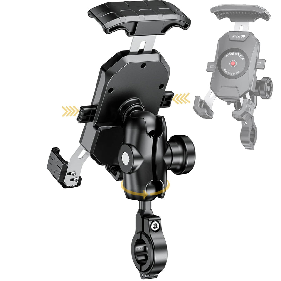 iMESTOU Motorcycle Phone Holder, Handlebar Mount