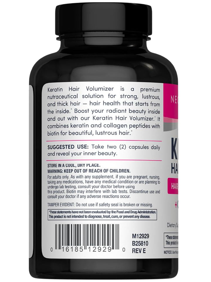 NeoCell Keratin Hair Volumizer, 60 Count