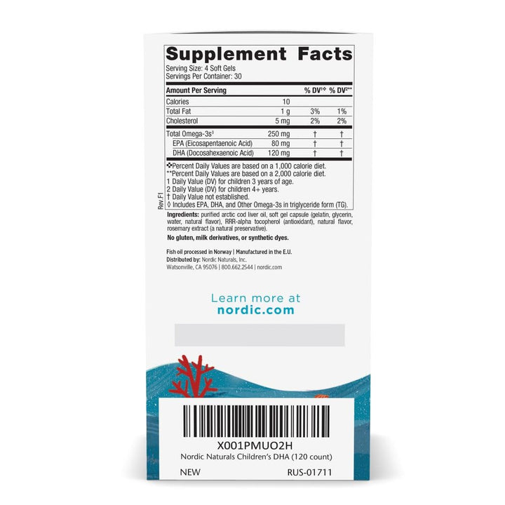 Nordic Naturals Children's DHA, 90 Count