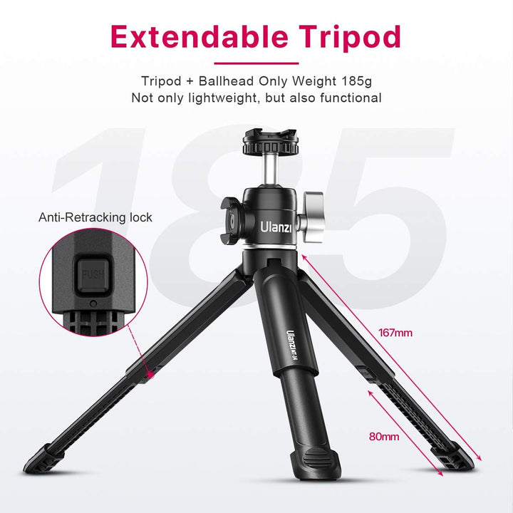 Ulanzi U-Vlog Lite Mini Camera Tripod with Handgrip