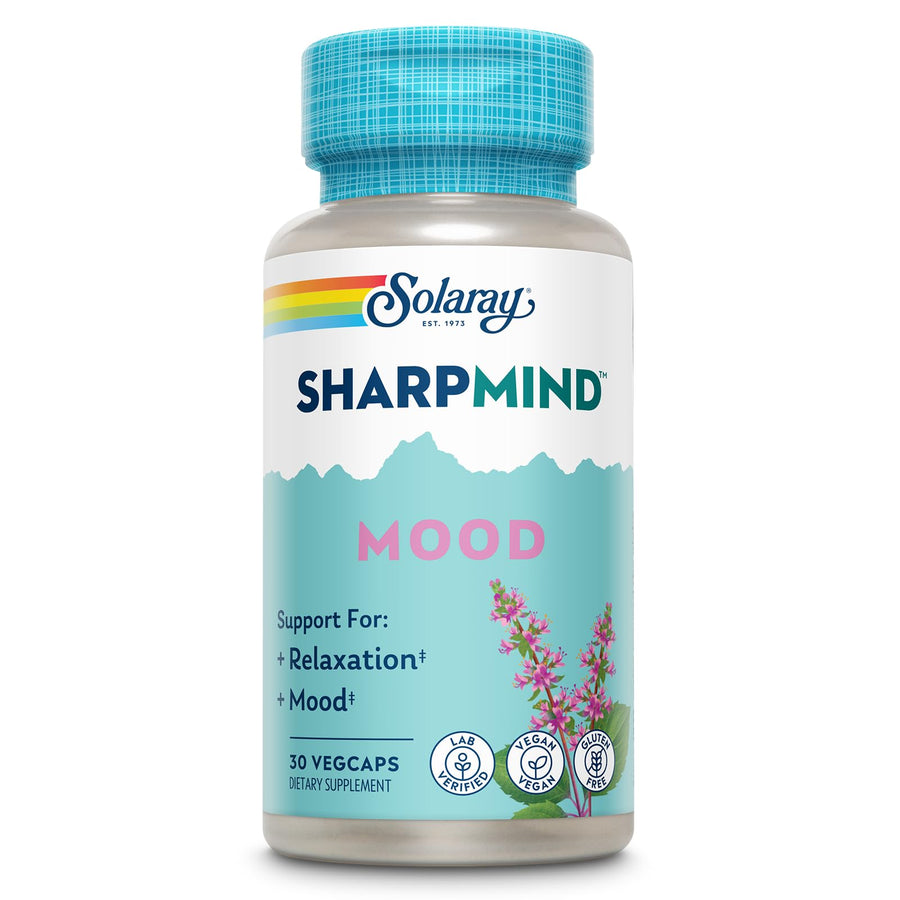 SOLARAY SharpMind Mood Support Supplement, 30 Count
