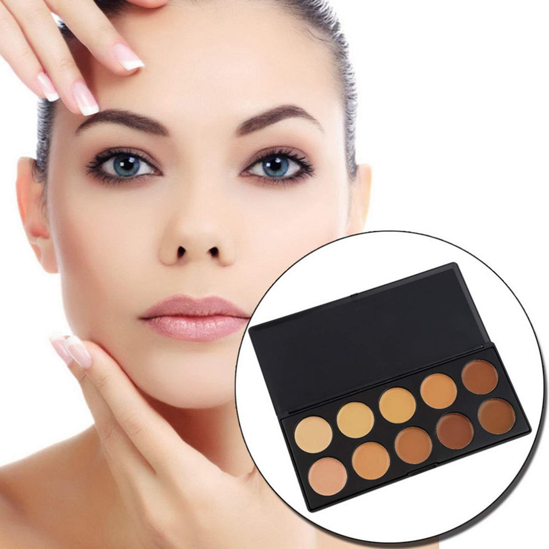 Vodisa 10 Colour Makeup Concealer Palette, 10 Count