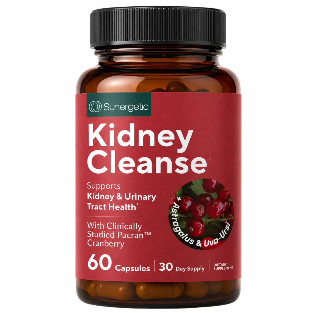 Sunergetic Kidney Cleanse Supplement, 60 Count