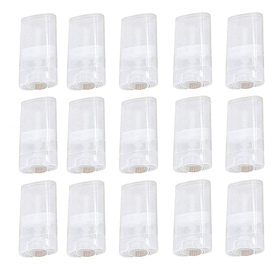 Healthcom Empty Deodorant Containers, Clear, 15 ml, 15 Count