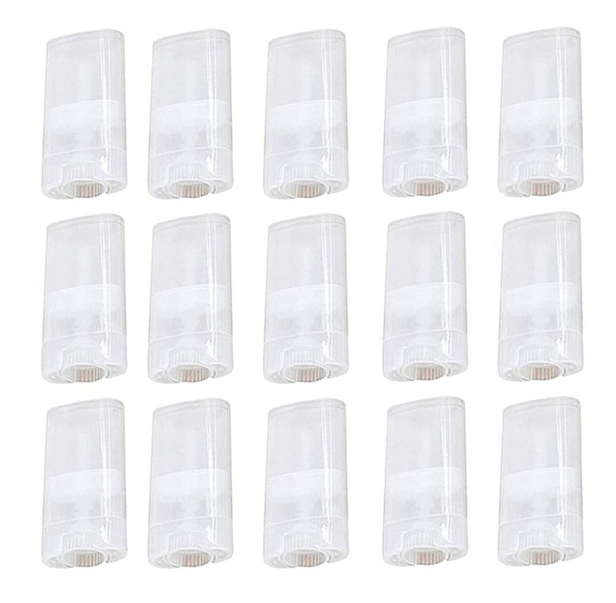 Healthcom Empty Deodorant Containers, Clear, 15 ml, 15 Count