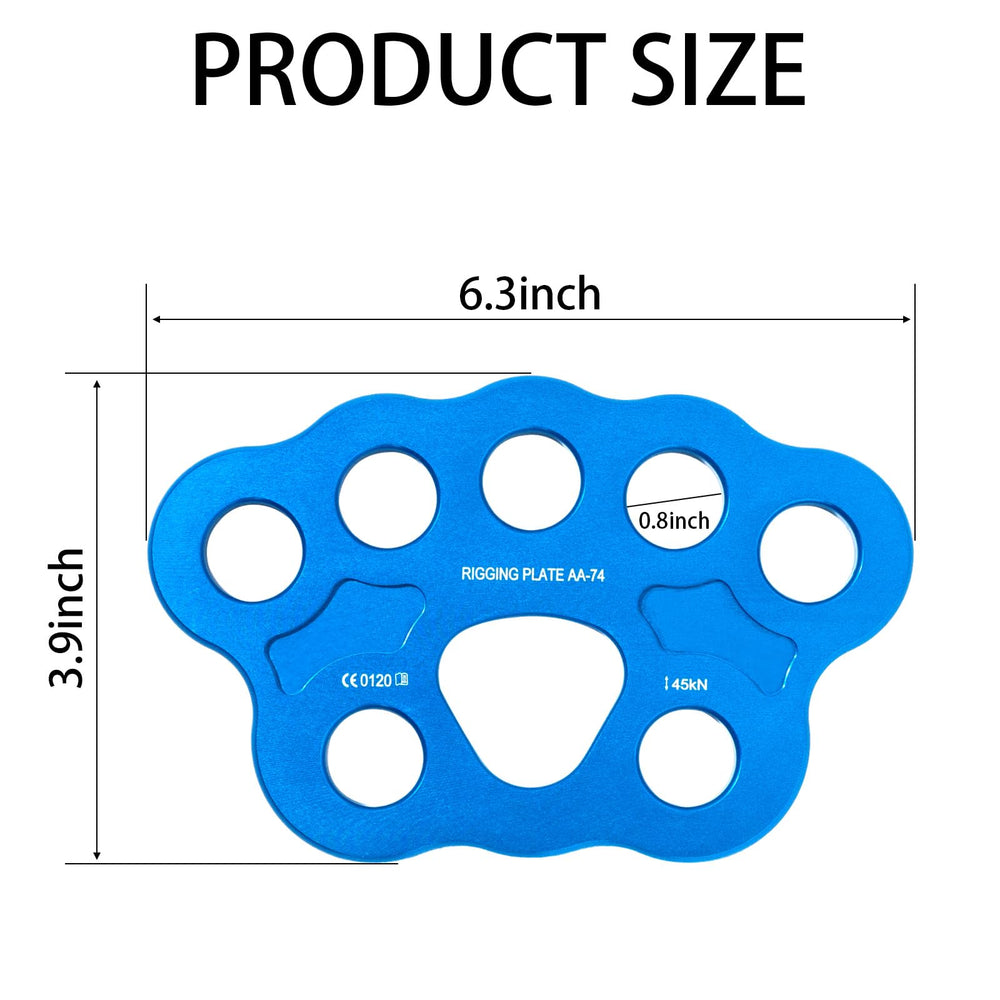 FTGear Climbing Rigging Plate, Blue