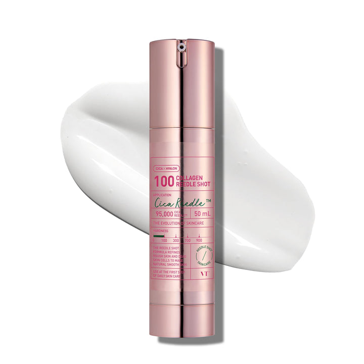 VT COSMETICS Pink Reedle Shot 100 Collagen Serum, 1.69 fl oz