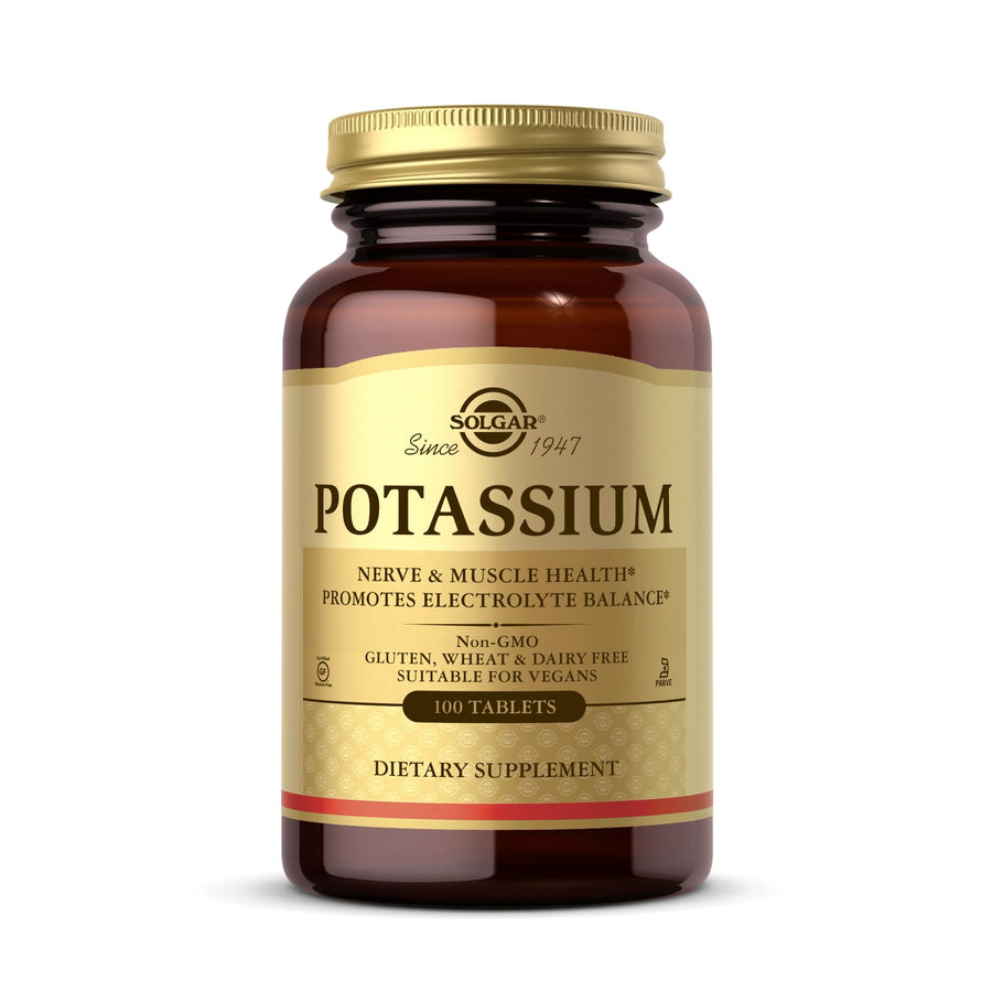 Solgar Potassium Gluconate, 100 Count