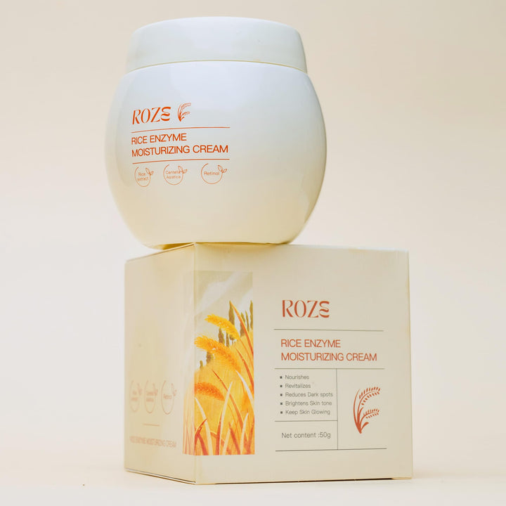 ROZE Rice Enzyme Moisturizing Cream, 50 ml