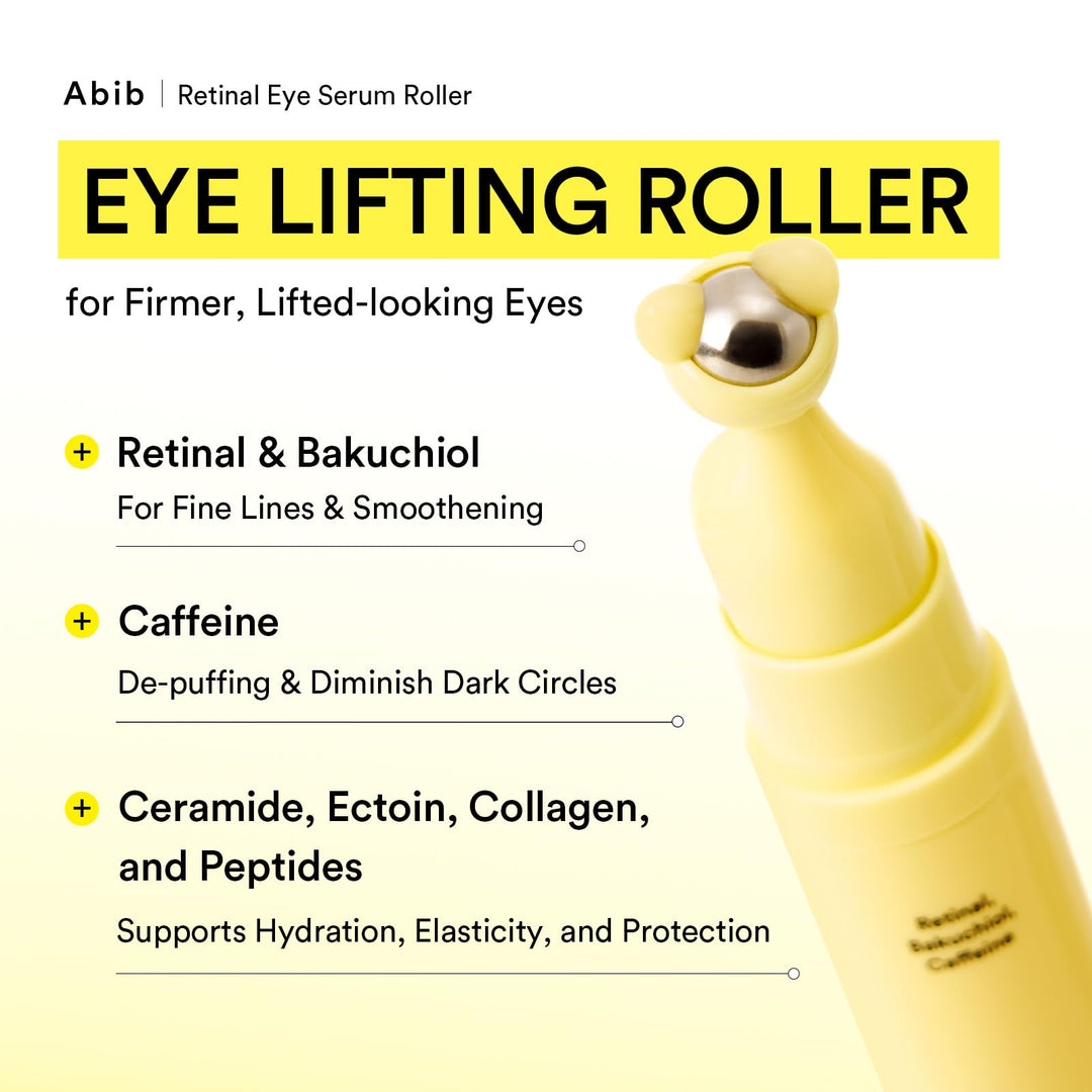 Abib Retinal Eye Serum Lifting Roller, 0.5 fl oz