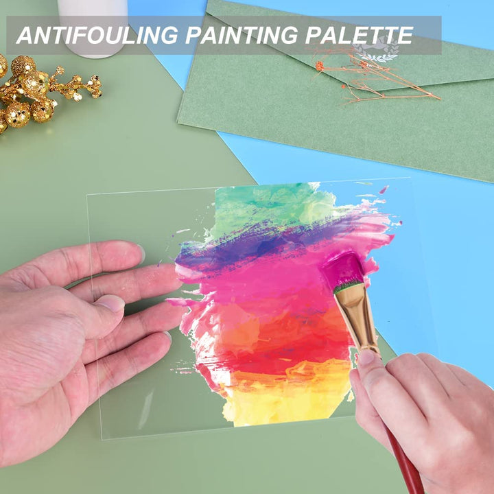Langaelex Acrylic Sheets, Clear, 5 x 7 in, 10 Count