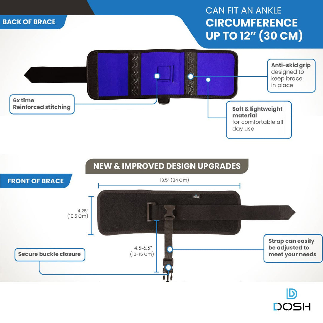 Dosh Foot Drop Orthopedic Brace, Unisex