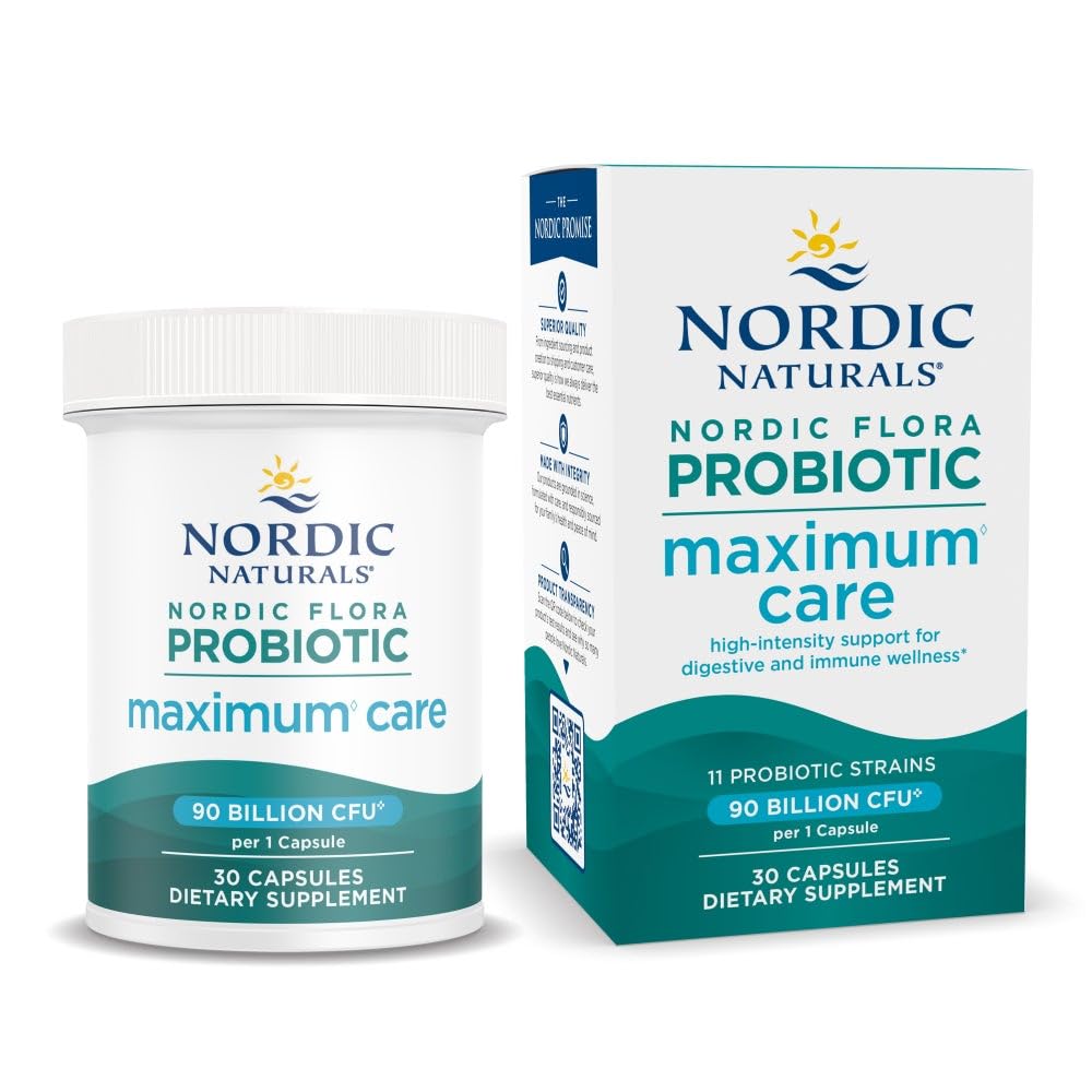 Nordic Naturals Flora Probiotic Maximum Care, 30 Count