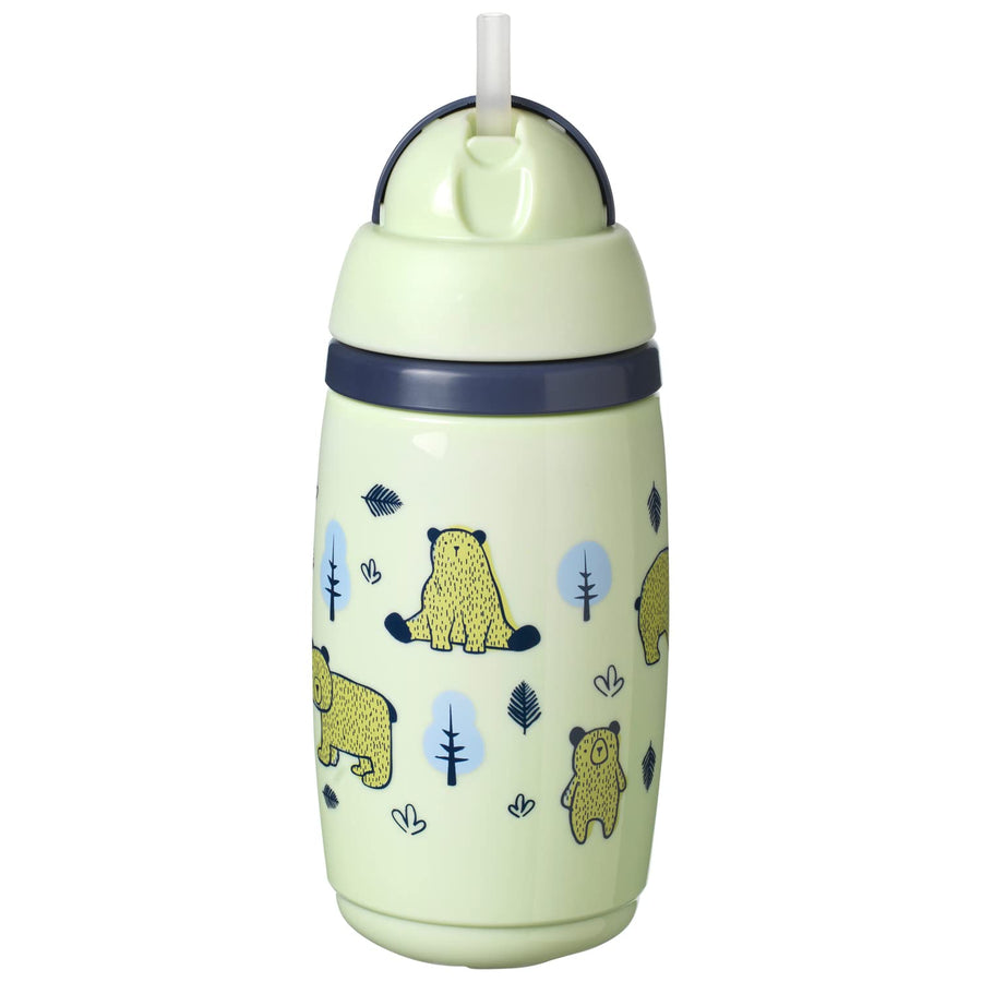 Tommee Tippee Superstar Insulated Straw Cup, Green, 266 ml