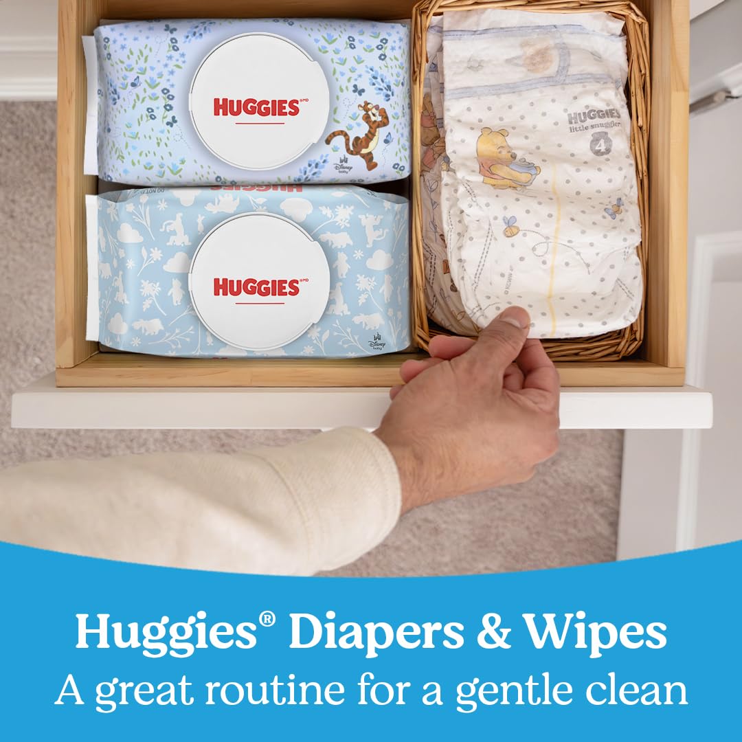 HUGGIES Natural Care Baby Wipes, Cucumber & Aloe, 560 Count