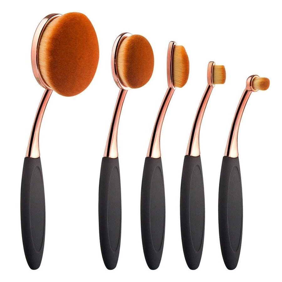 Yoseng Oval Foundation Brush, 5 Count
