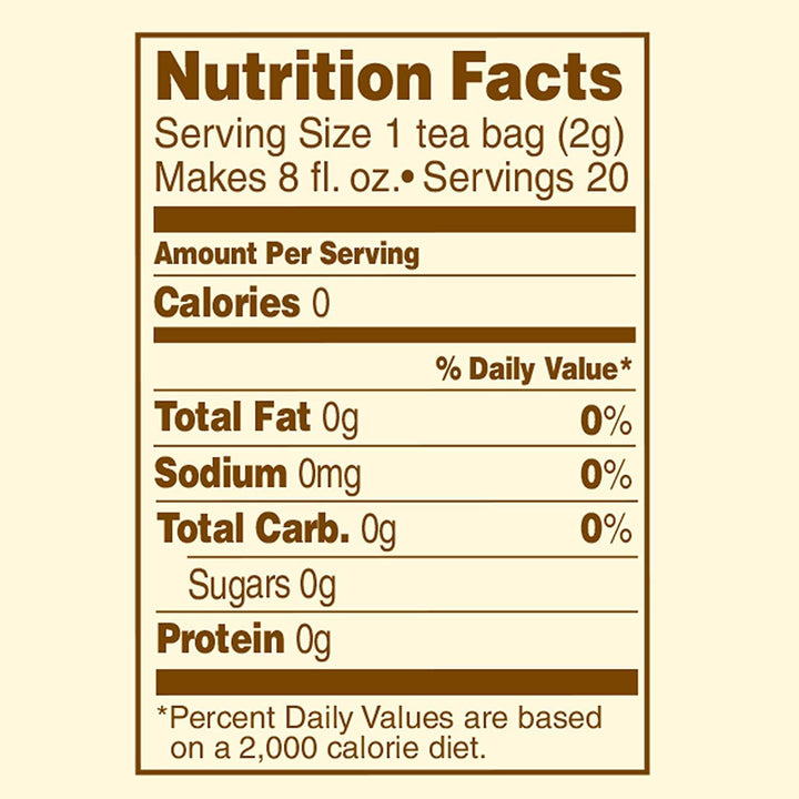 Celestial Seasonings Red Zinger Herbal Tea, Caffeine Free, 20 Count